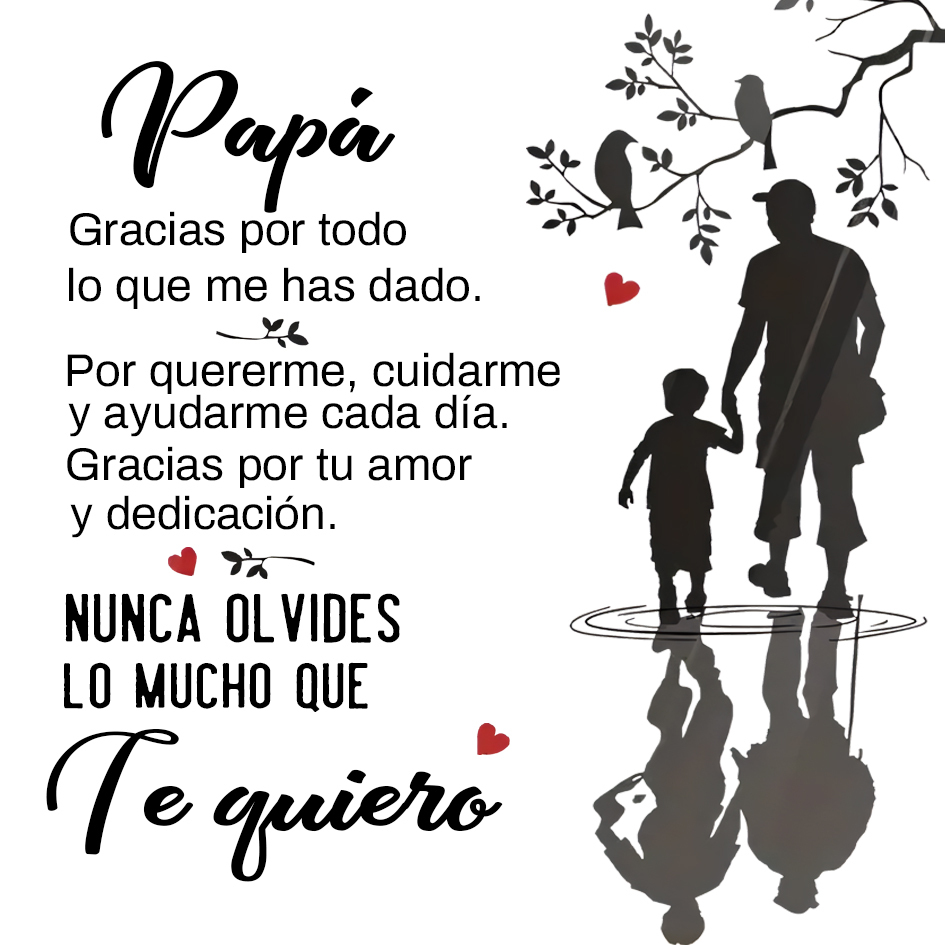 Una tarjeta-A mi papá