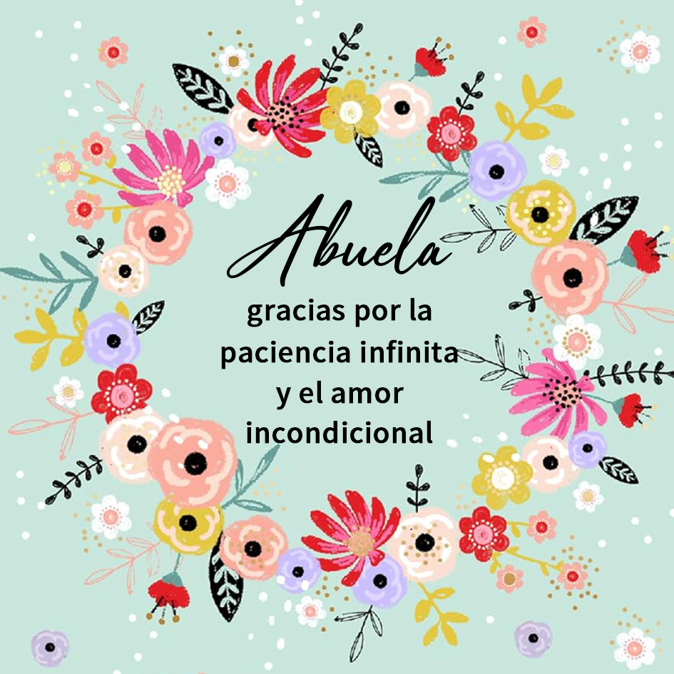 Una tarjeta-A mi abuela