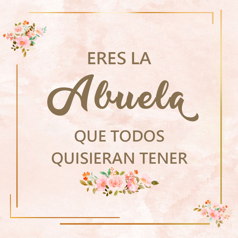 Tarjeta de abuela y mamá