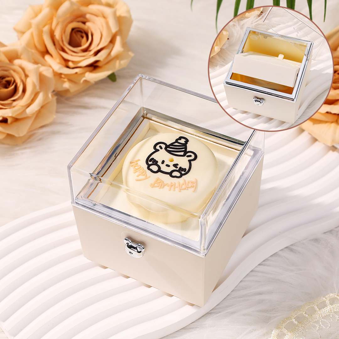 Caja de regalo caja de joya rosa eterna | Jessemade ES