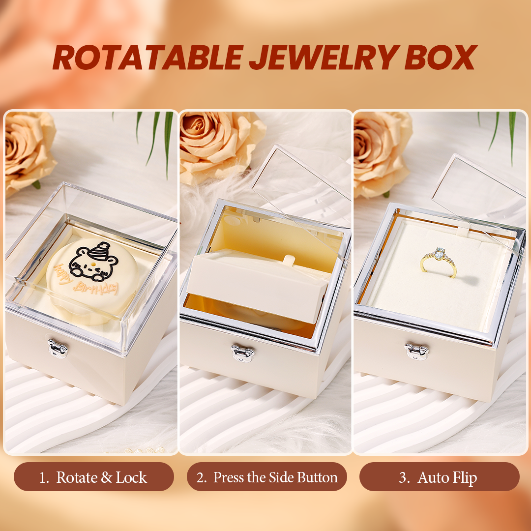 Caja de regalo caja de joya feliz cumpleaños