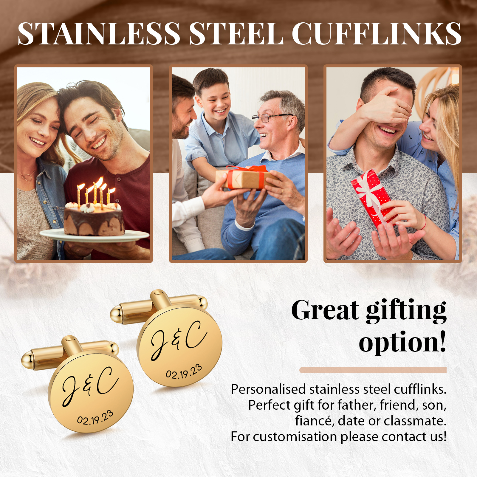 Gemelos con 2 letras personalizadas-Jessemade ES