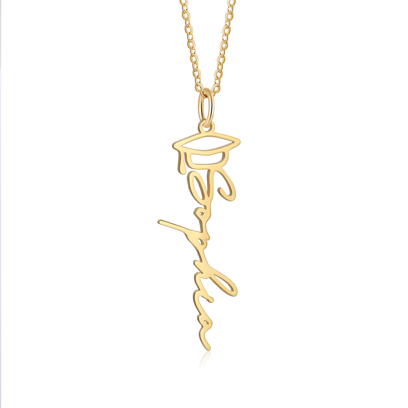 Collar de gorro de graduación personalizado con 1 nombre