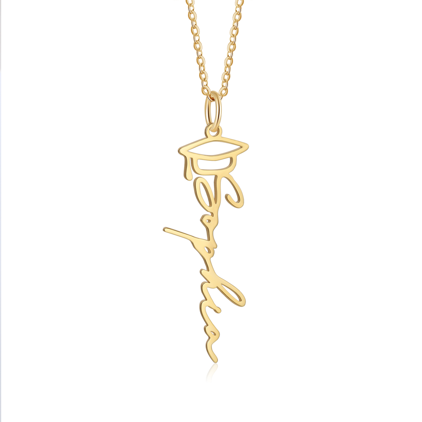 Collar de gorro de graduación personalizado con 1 nombre