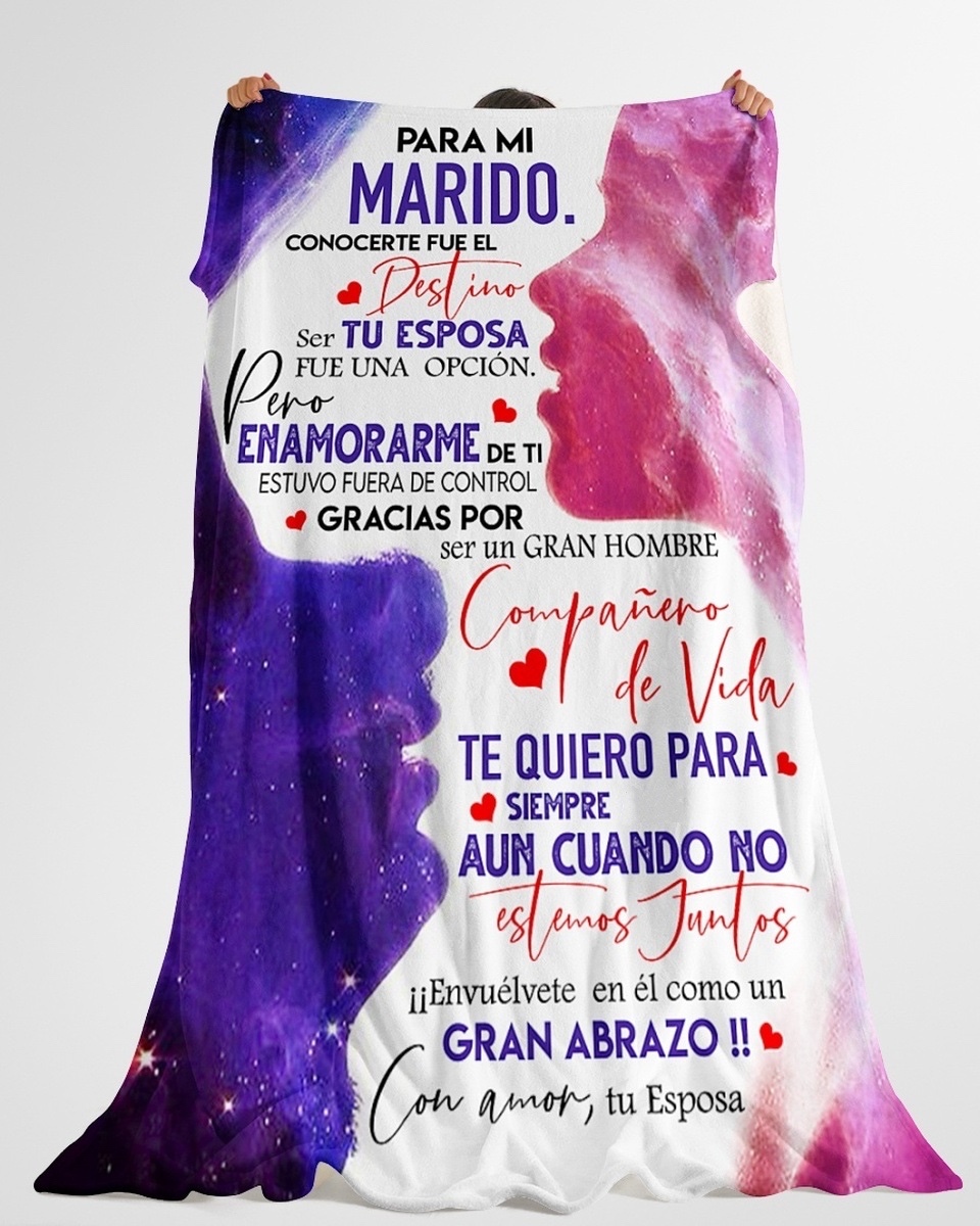 A mi marido-Manta de dos caras