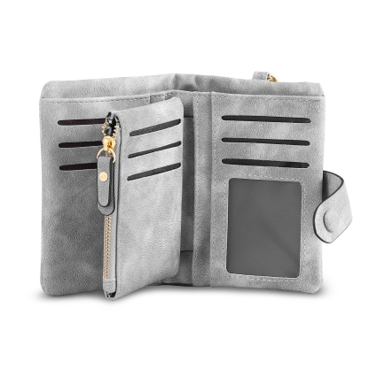 Cartera, billetera con 3 nombres y 1 foto personalizados mano con manito monedero clásico para mujer-Jessemade ES