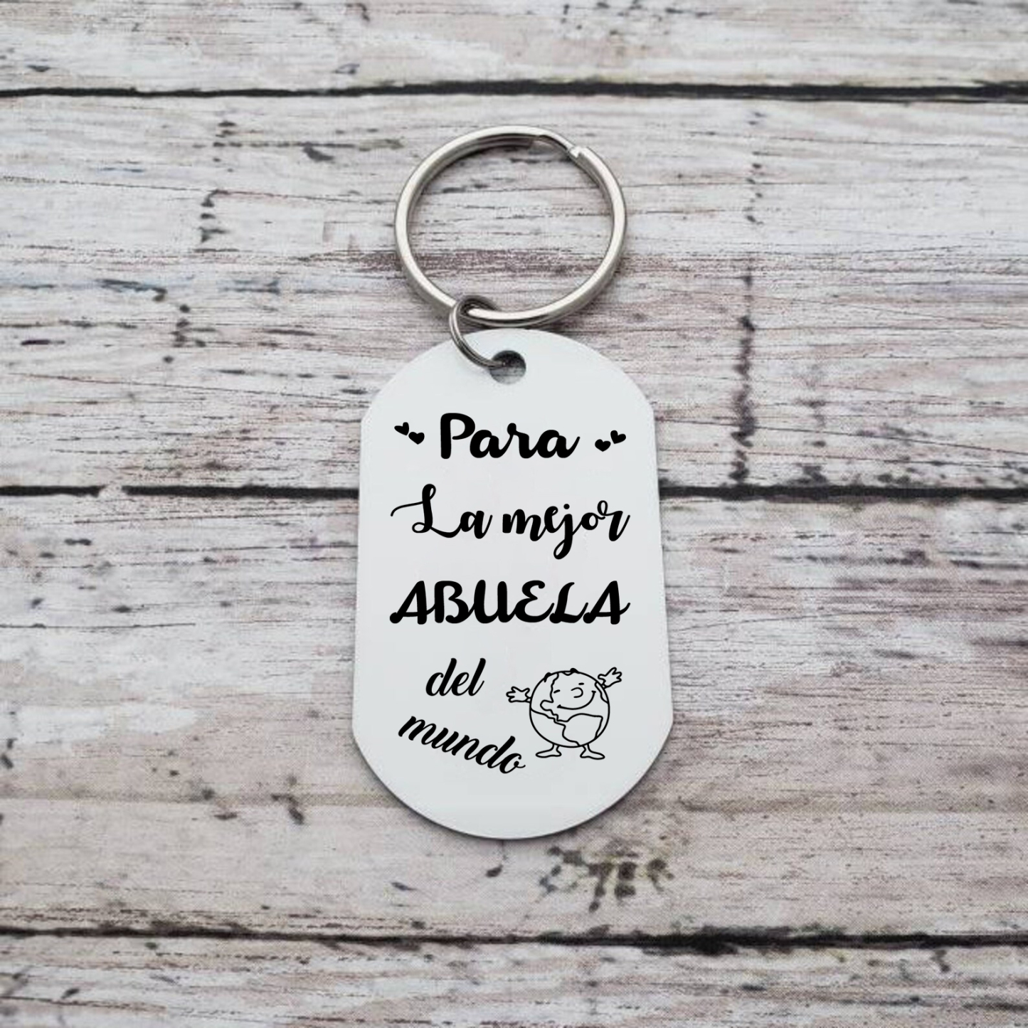 A mi abuela - Llavero 1-5 Nombres Personalizado LA MEJOR ABUELA-Jessemade ES