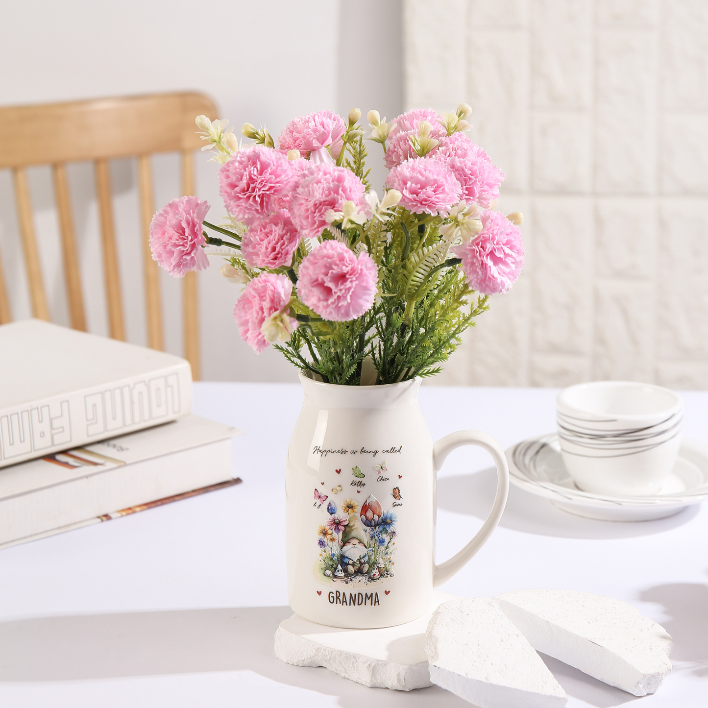 Ramo de flores artificiales decorativas-Jessemade ES