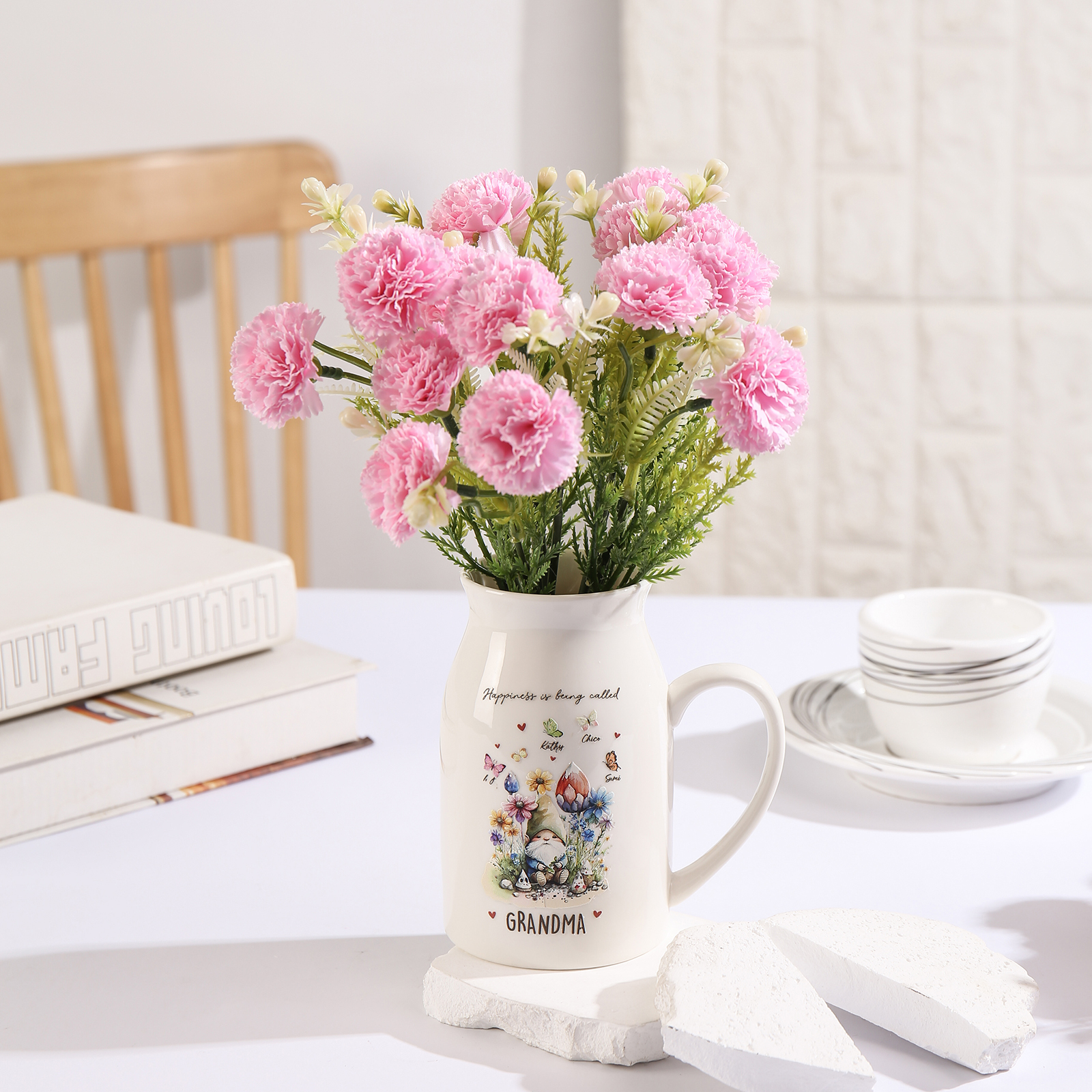Ramo de flores artificiales decorativas-Jessemade ES