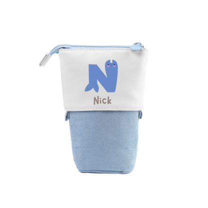 Estuche personalizado con nombre y letra para niños