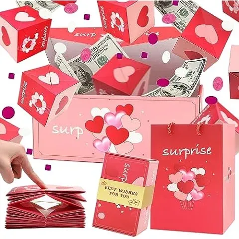Caja de regalo caja de sorpresa caja de rebota-Jessemade ES