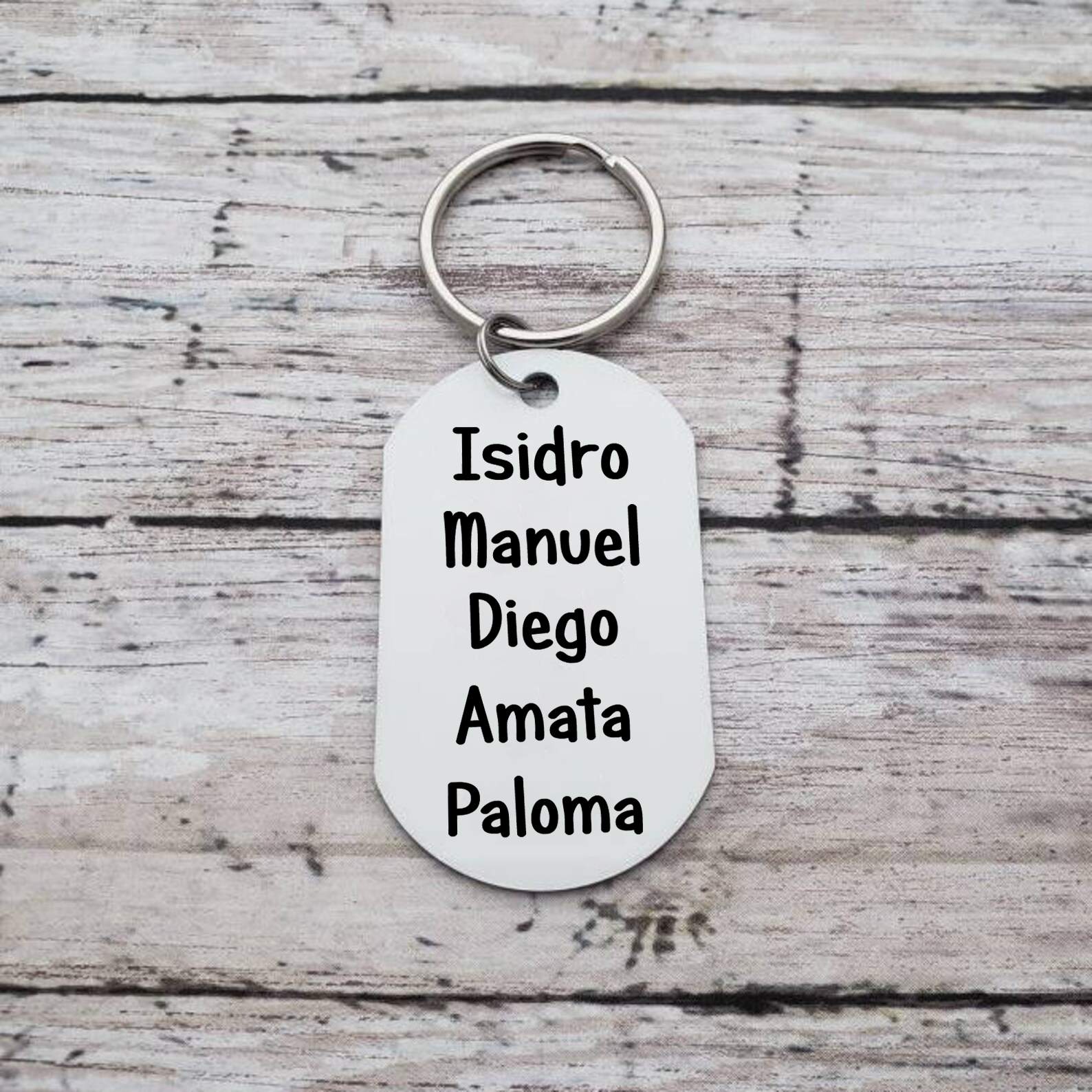 A mi abuela - Llavero 1-5 Nombres Personalizado LA MEJOR ABUELA-Jessemade ES