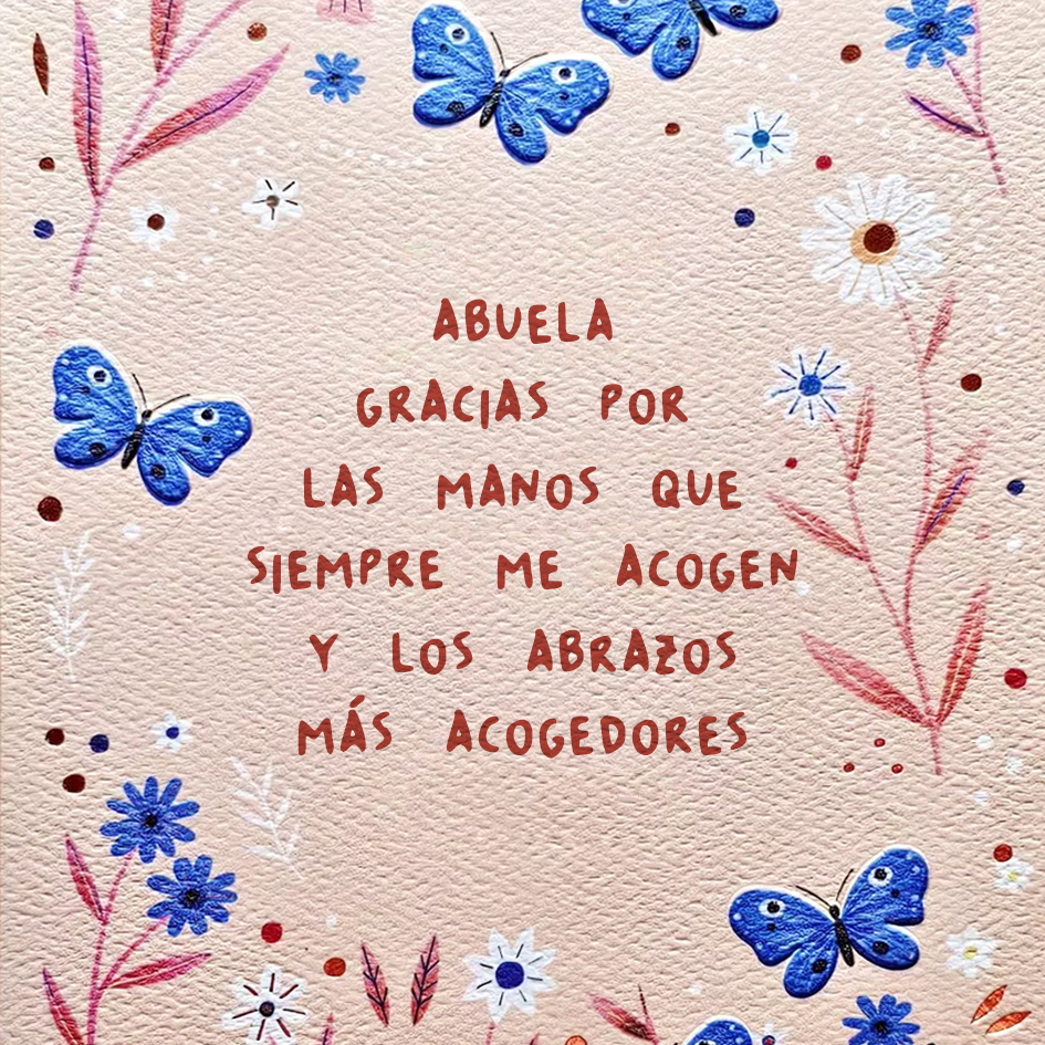 Una tarjeta-A mi abuela