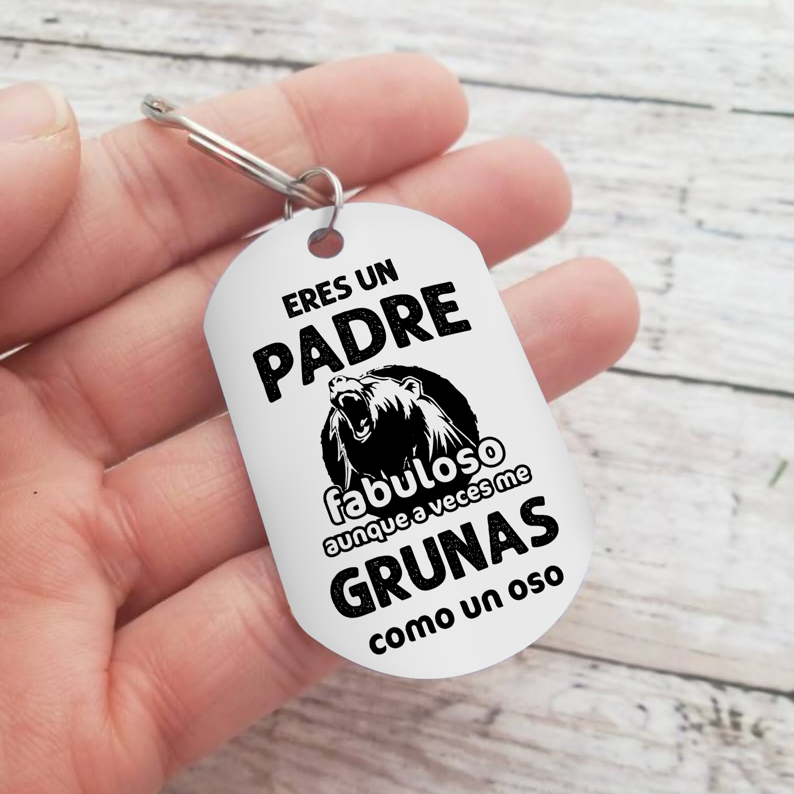 A mi papá-Llavero 1-7 Nombres Personalizados PADRE FABULOSO-Jessemade ES