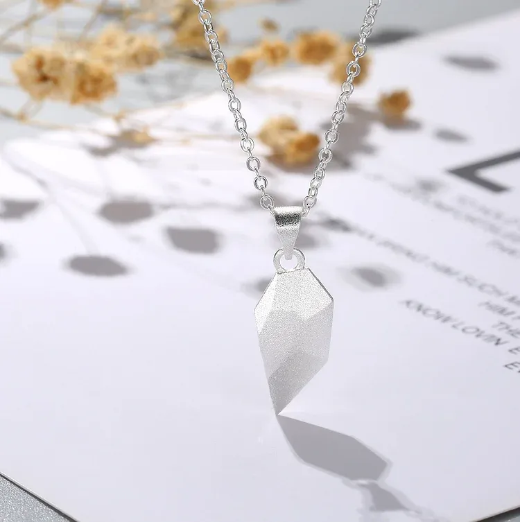 A mi amor-Collares personalizados para pareja con dije de corazón de rompecabezas magnético grabado de dos letras-Jessemade ES