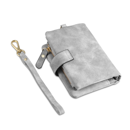 Cartera, billetera con 1 nombre y 1 flor de nacimiento personalizados monedero clásico para mujer