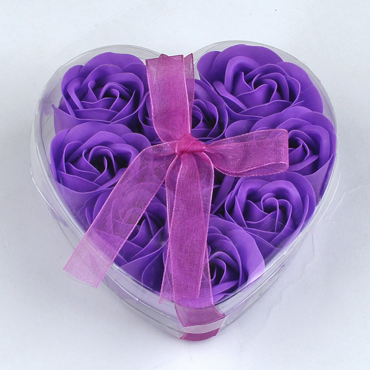 Caja de flores de jabón decoración amorosa y funcional-Jessemade ES