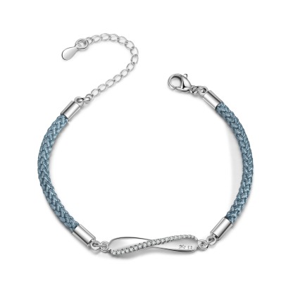 Pulseras infinito para pareja pulsera sin personalización