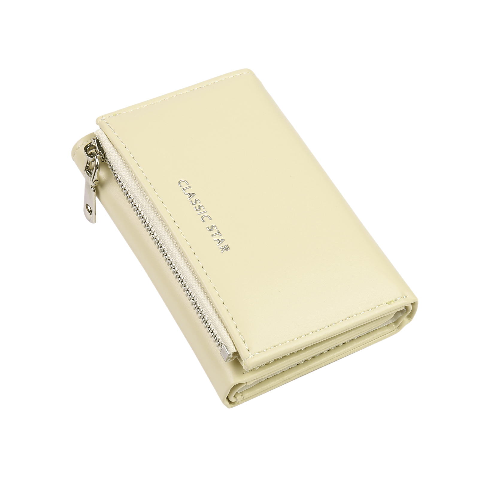 Cartera, billetera con 1 texto y 1 foto personalizados monedero clásico para mujer