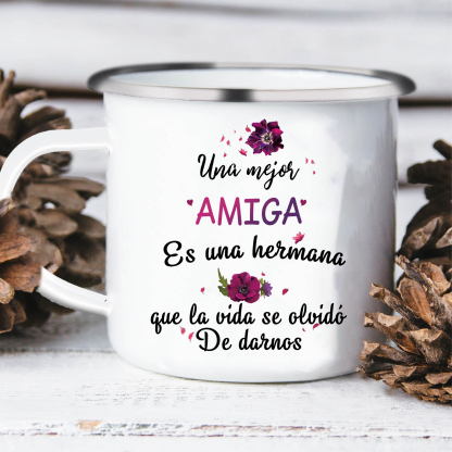 Taza para amigas pinky swear 2 nombres personalizados-Jessemade ES