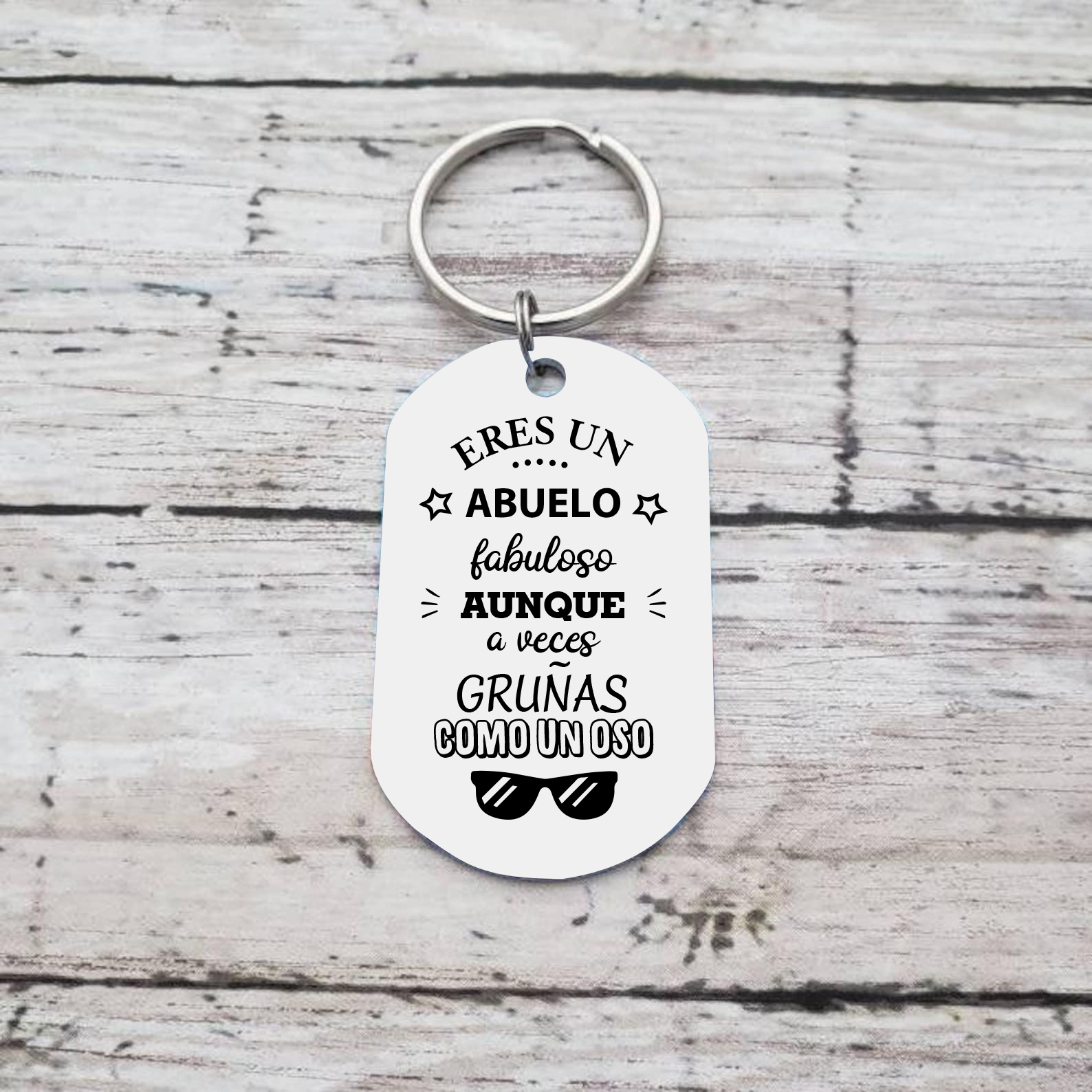 A mi abuelo-Llavero ERES UN ABUELO FABULOSO personalizado con 1-5 nombres-Jessemade ES