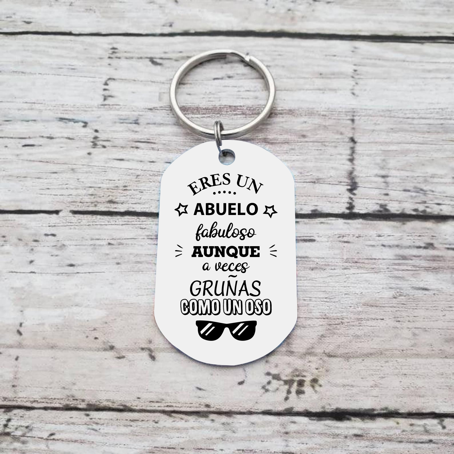 A mi abuelo-Llavero ERES UN ABUELO FABULOSO personalizado con 1-5 nombres-Jessemade ES