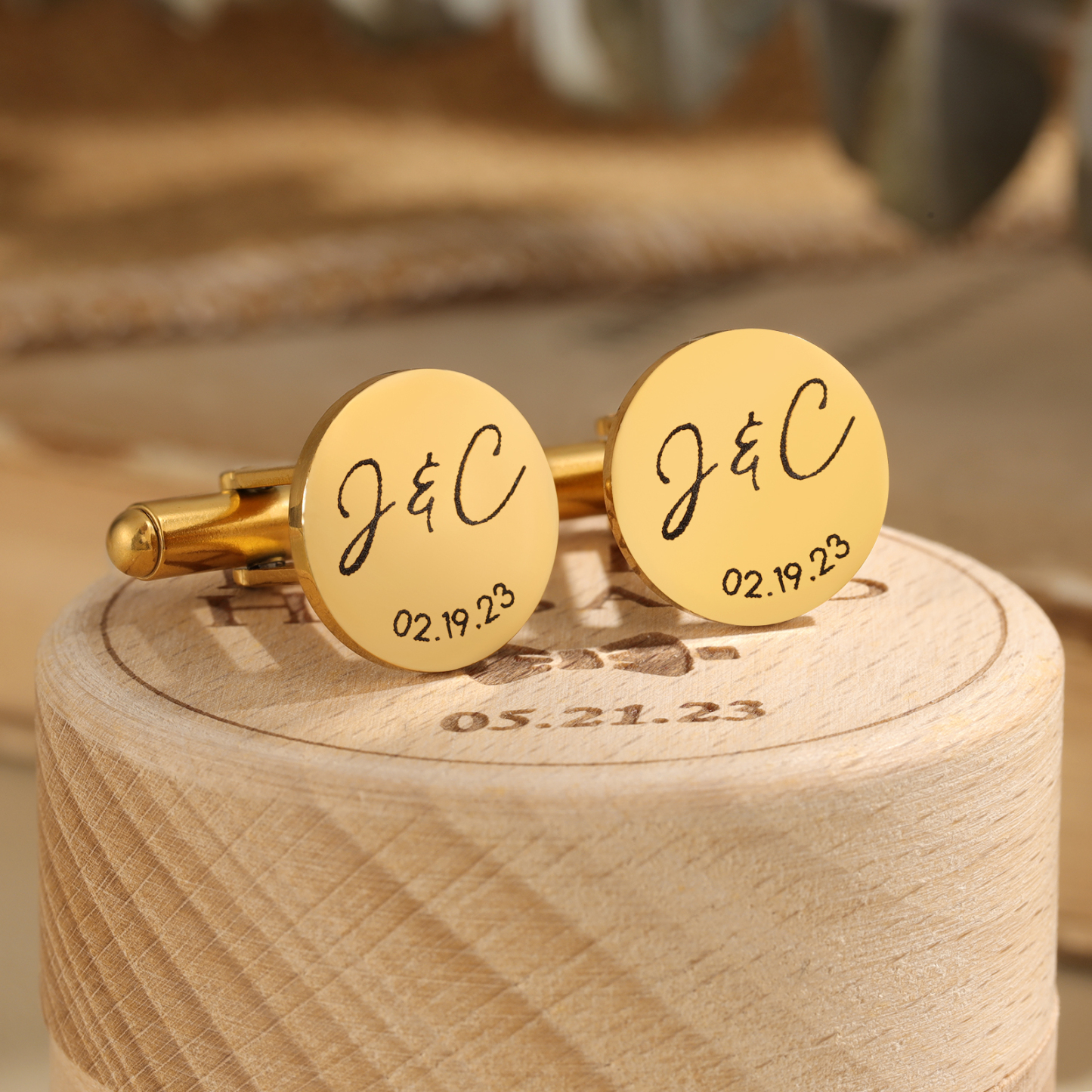 Gemelos con 2 letras personalizadas-Jessemade ES