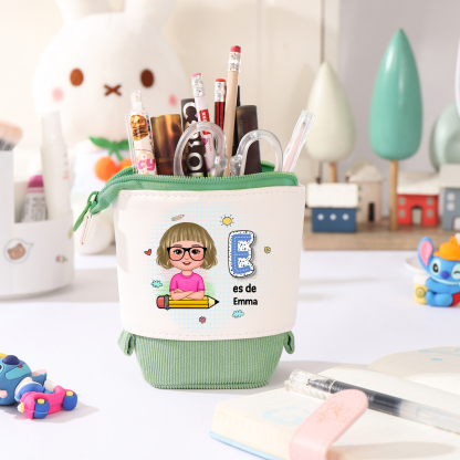 Estuche para lápices personalizado para alumno – Regalo práctico para la vuelta a la escuela