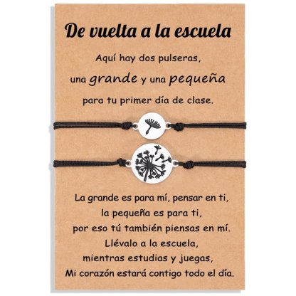 Unidad de 2 pulseras de taraxacum - Regalos de regreso a la escuela