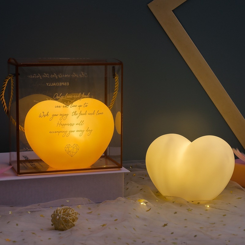 San Valentín-Decoración de lámpara en forma de corazón-Jessemade ES