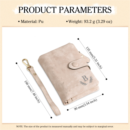 Cartera, billetera con 3-8 nombres, 1 letra y 1 texto personalizados árbol de la vida monedero clásico para mujer-Jessemade ES