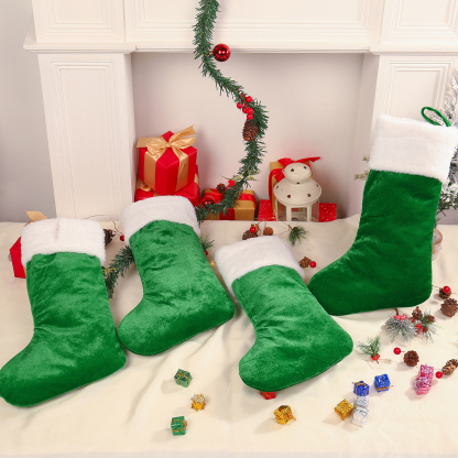 Adornos de medias navideñas con letra Bolsa de regalo 1 Nombre personalizado-Jessemade ES