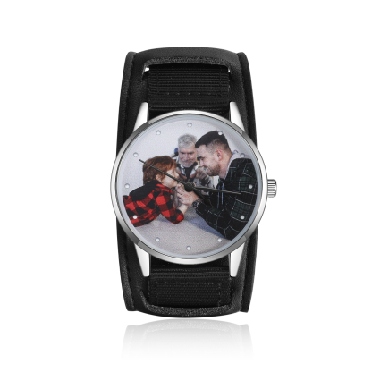 Reloj con 1 foto personalizada