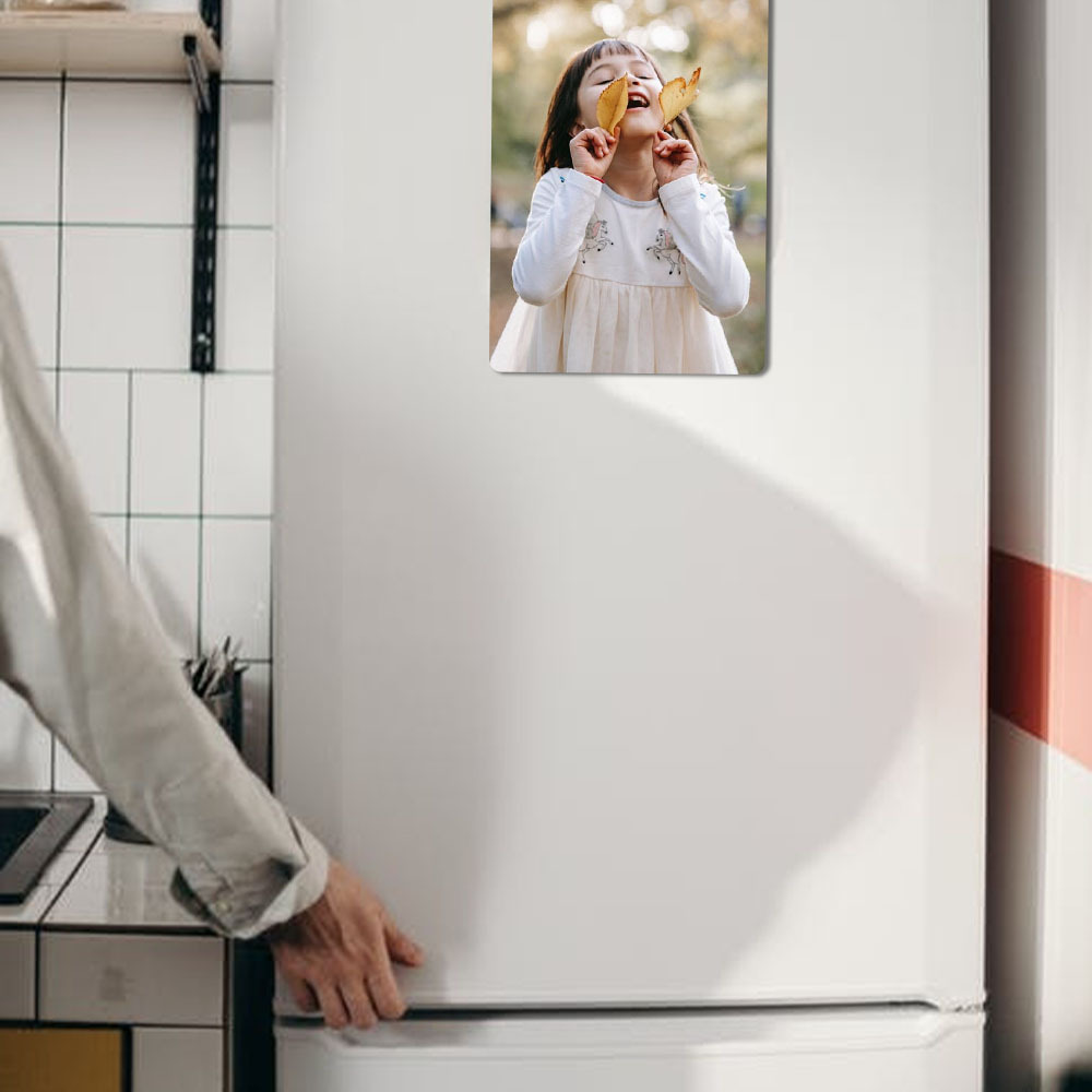 Imán de nevera con 1 foto personalizada Accesorios de cocina