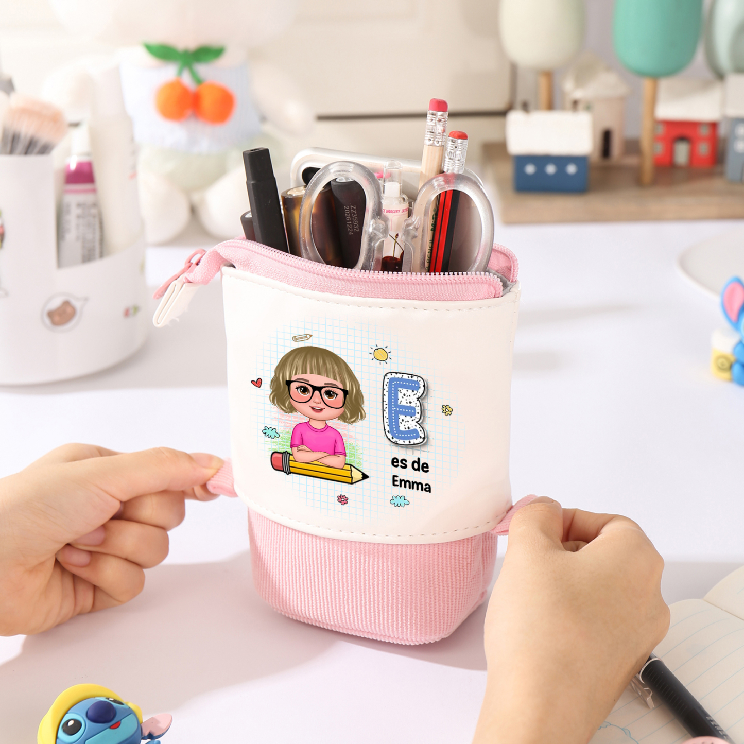 Estuche para lápices personalizado para alumno – Regalo práctico para la vuelta a la escuela