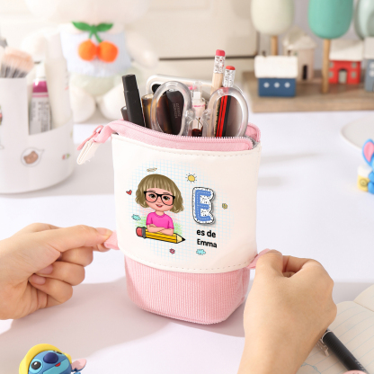Estuche para lápices personalizado para alumno – Regalo práctico para la vuelta a la escuela