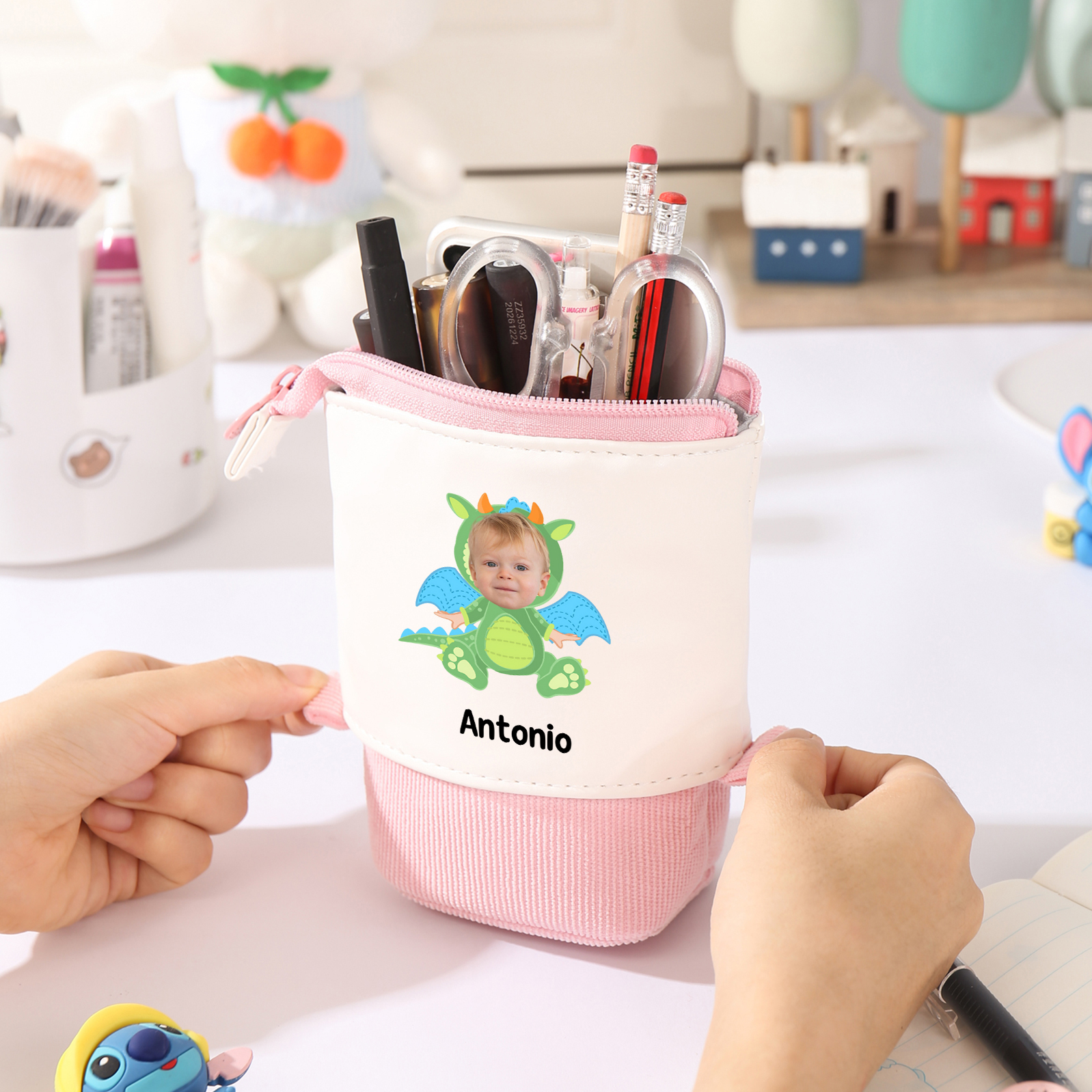 Estuche para lápices personalizado con nombre – Ideal para la vuelta a la escuela