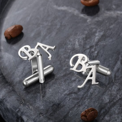 Gemelos con 2 letras personalizadas