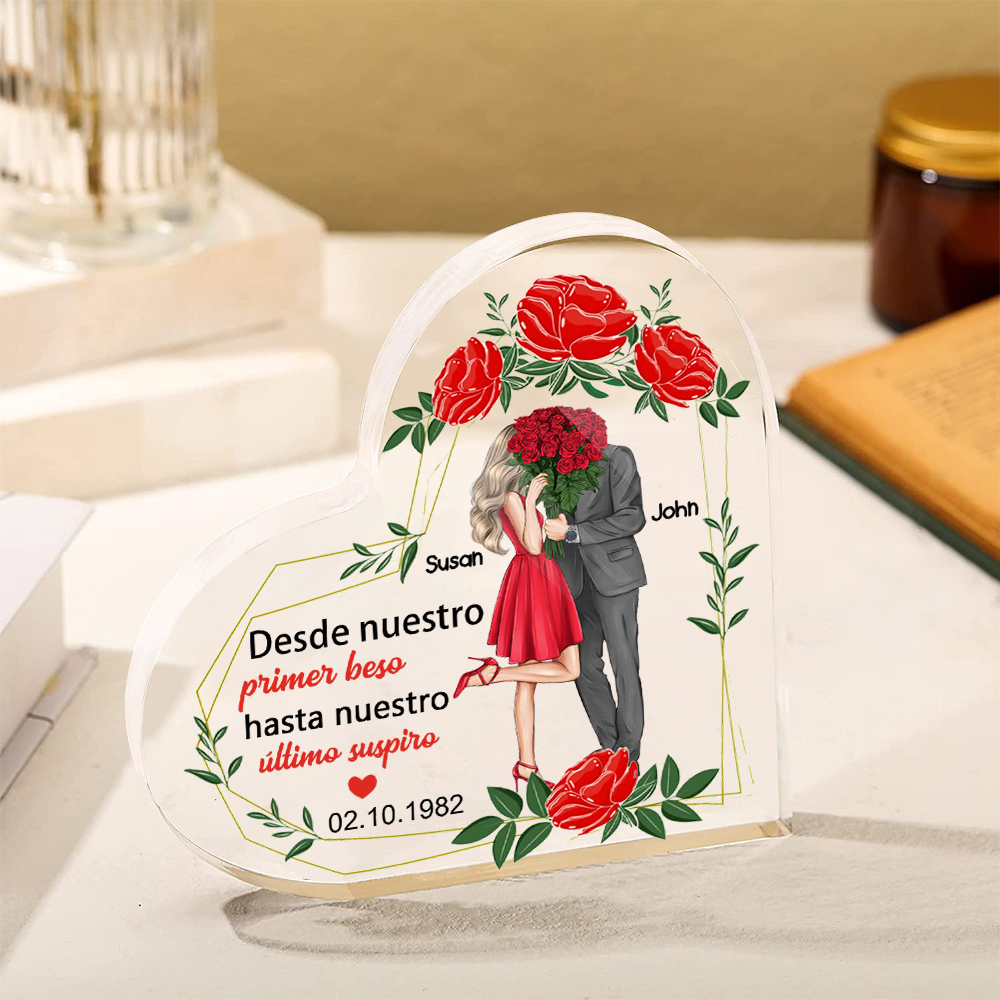 Letras De Acrílico Personalizadas Para Tartas - Decoración Bodas, Aniversarios, San Valentín - Regalo Romántico