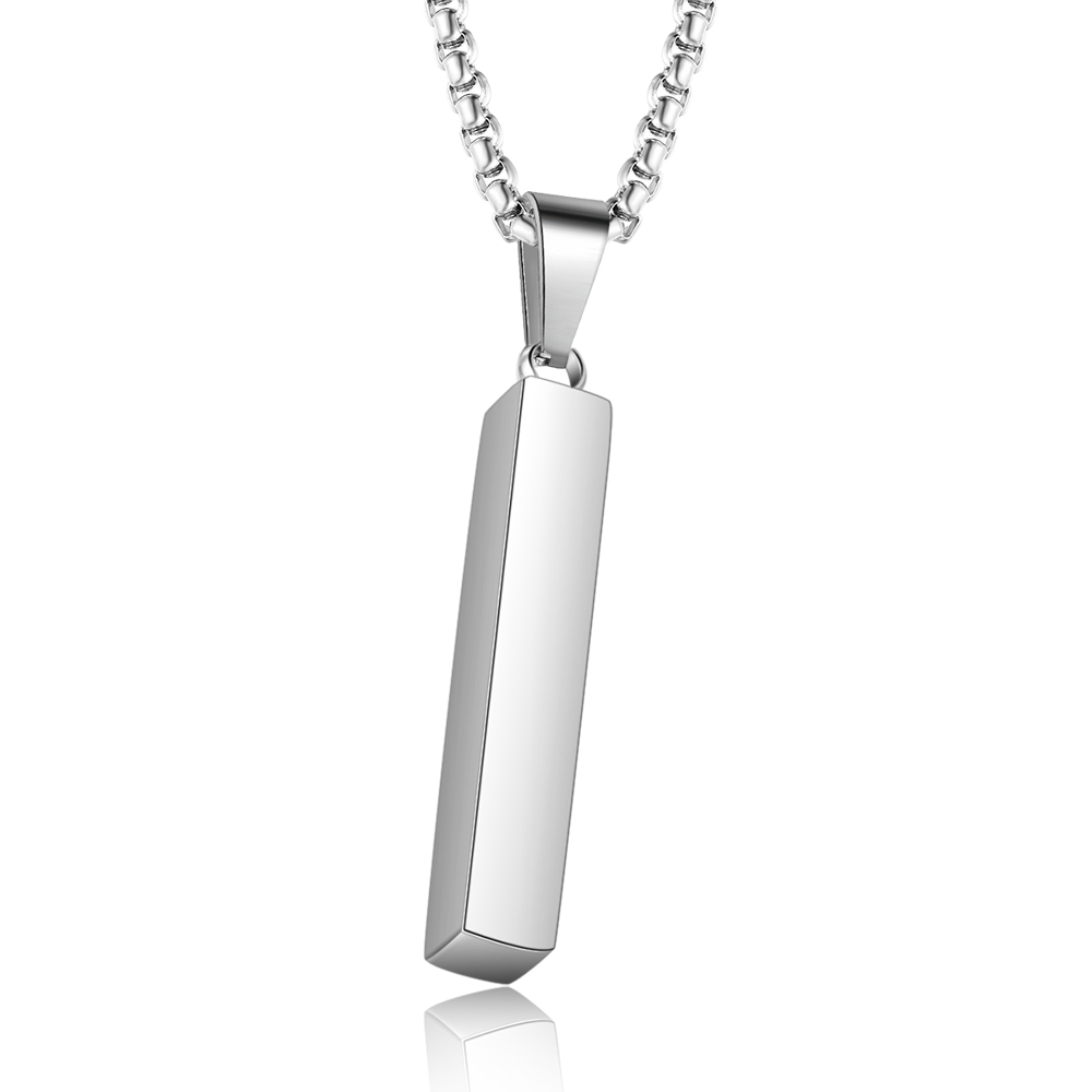 Collar Barra Vertical 4 Textos Personalizados-Jessemade ES