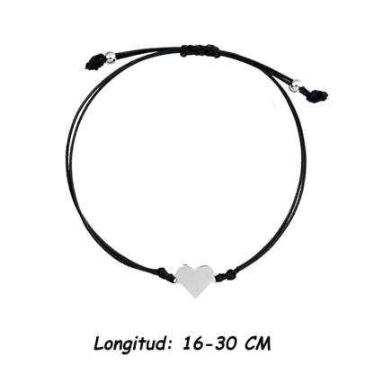 Regalo gratuito Una pulsera ajustable de corazón