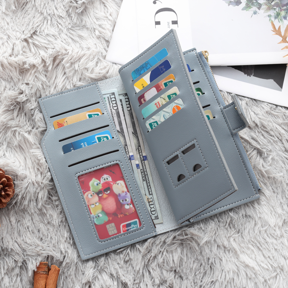 Cartera, billetera con 1 foto y 3 textos personalizados monedero clásico para mujer | Jessemade