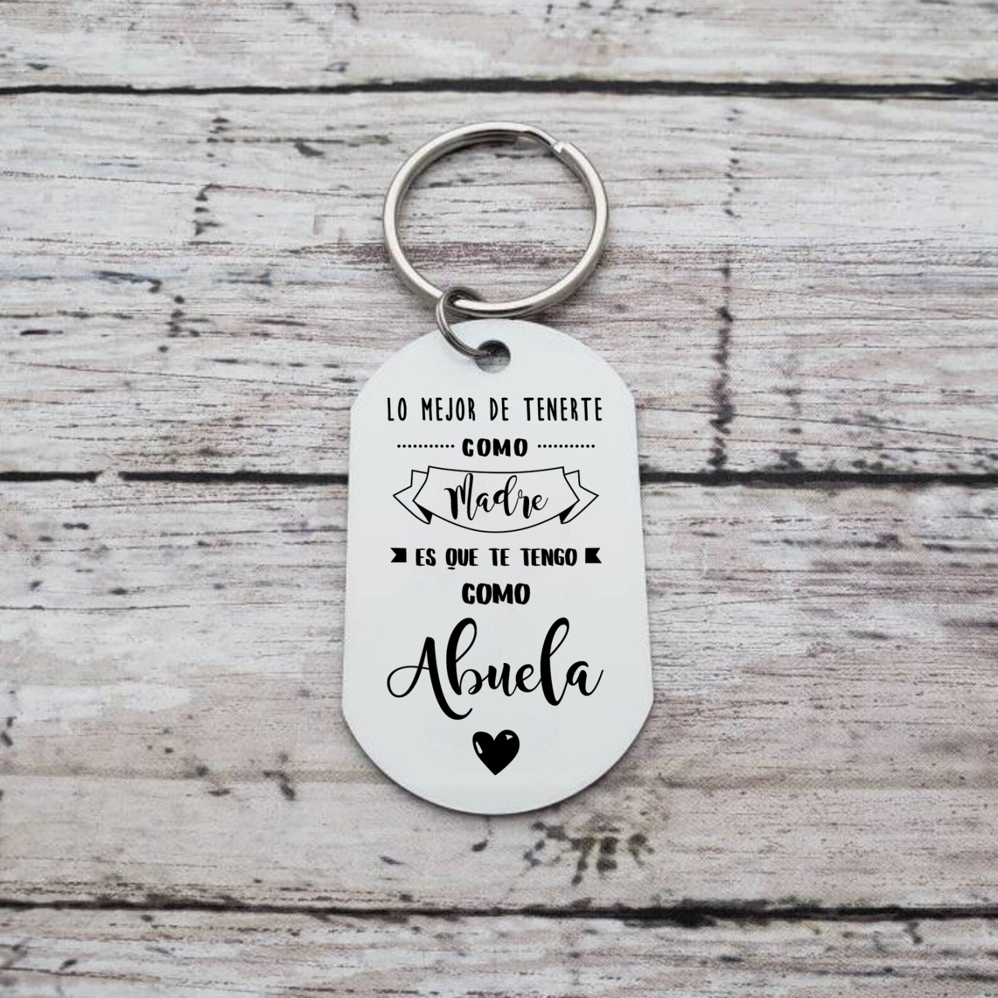 A mi abuela - Llavero 1-5 Nombres Personalizado LA MEJOR ABUELA-Jessemade ES