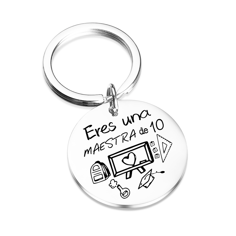 Llavero eres una maestra de 10-Jessemade ES