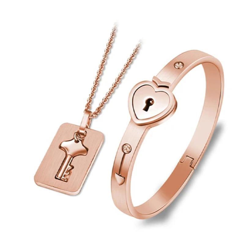 Collar y Pulsera Combinación para pareja