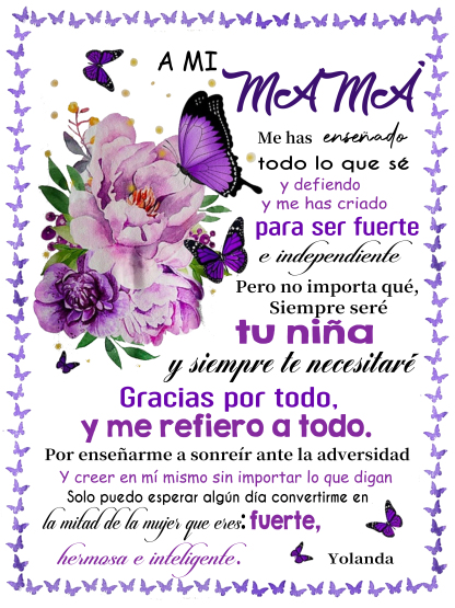 A mi mamá-Manta de buen calidad con frase amoroso y personalizada con 1 nombre