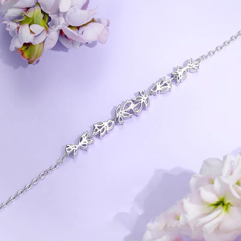 Pulsera de hojas para mujer regalo de verano