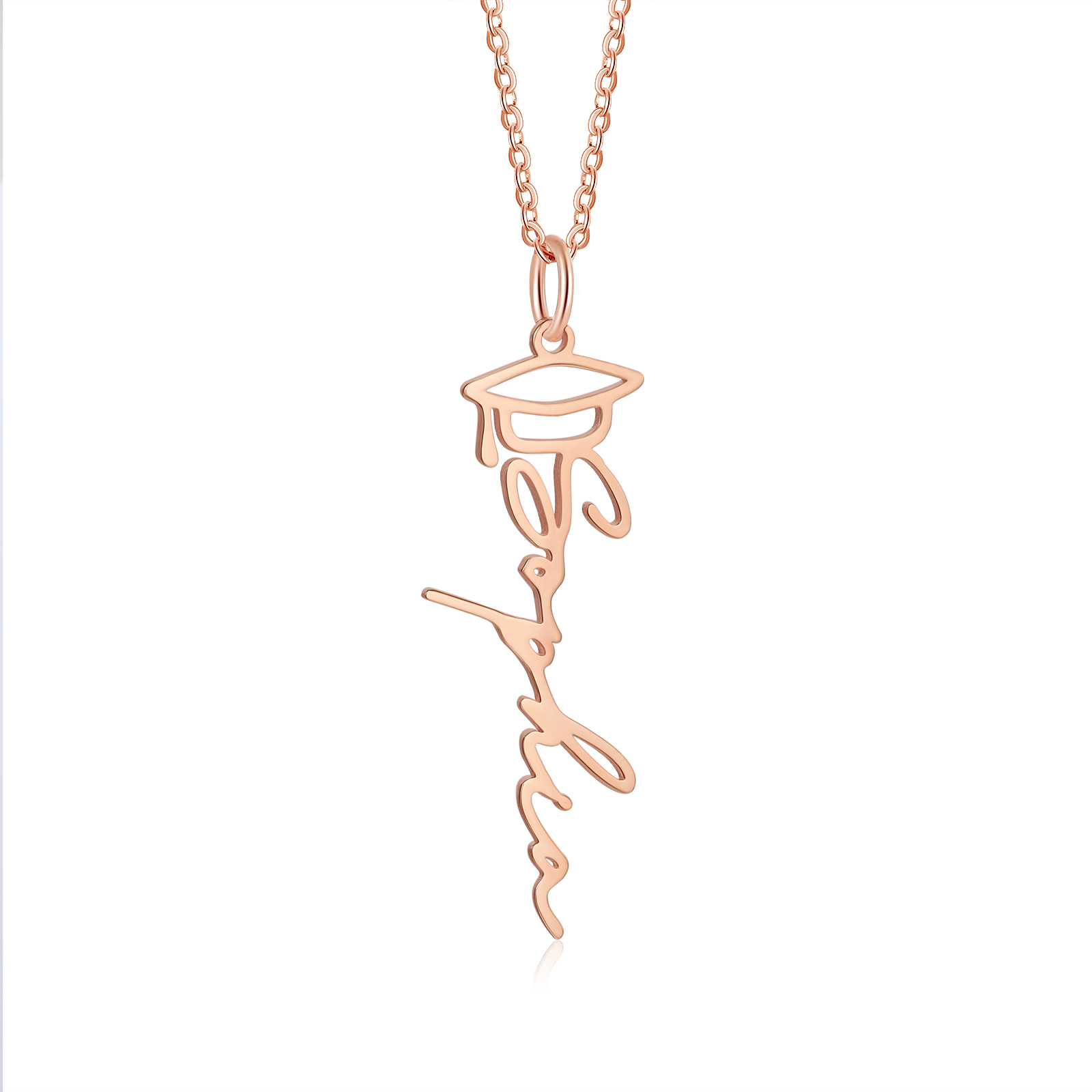 Collar de gorro de graduación personalizado con 1 nombre