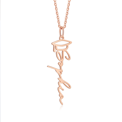 Collar de gorro de graduación personalizado con 1 nombre