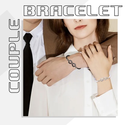 Pulsera de pareja 2 nombres y 2 piedras de nacimiento con texto personalizados